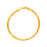 22K Gold Round Bracelet